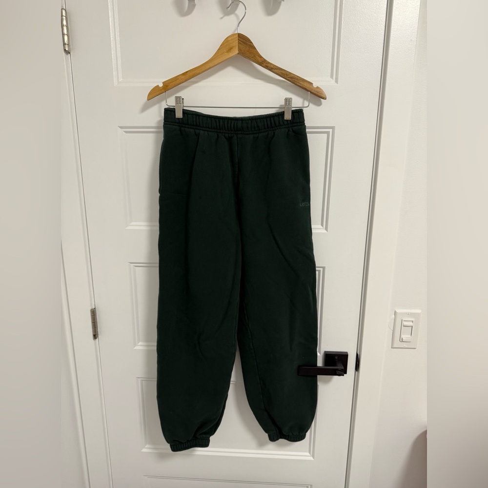 Aritzia Sweatfleece Mega Fit Cozy Fleece Pants Scarab Green